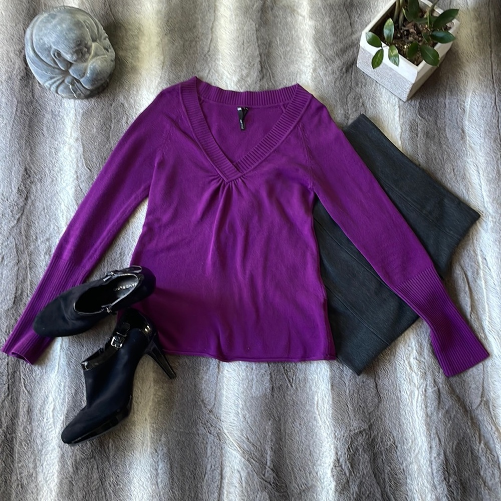 Purple Take Out Sweater